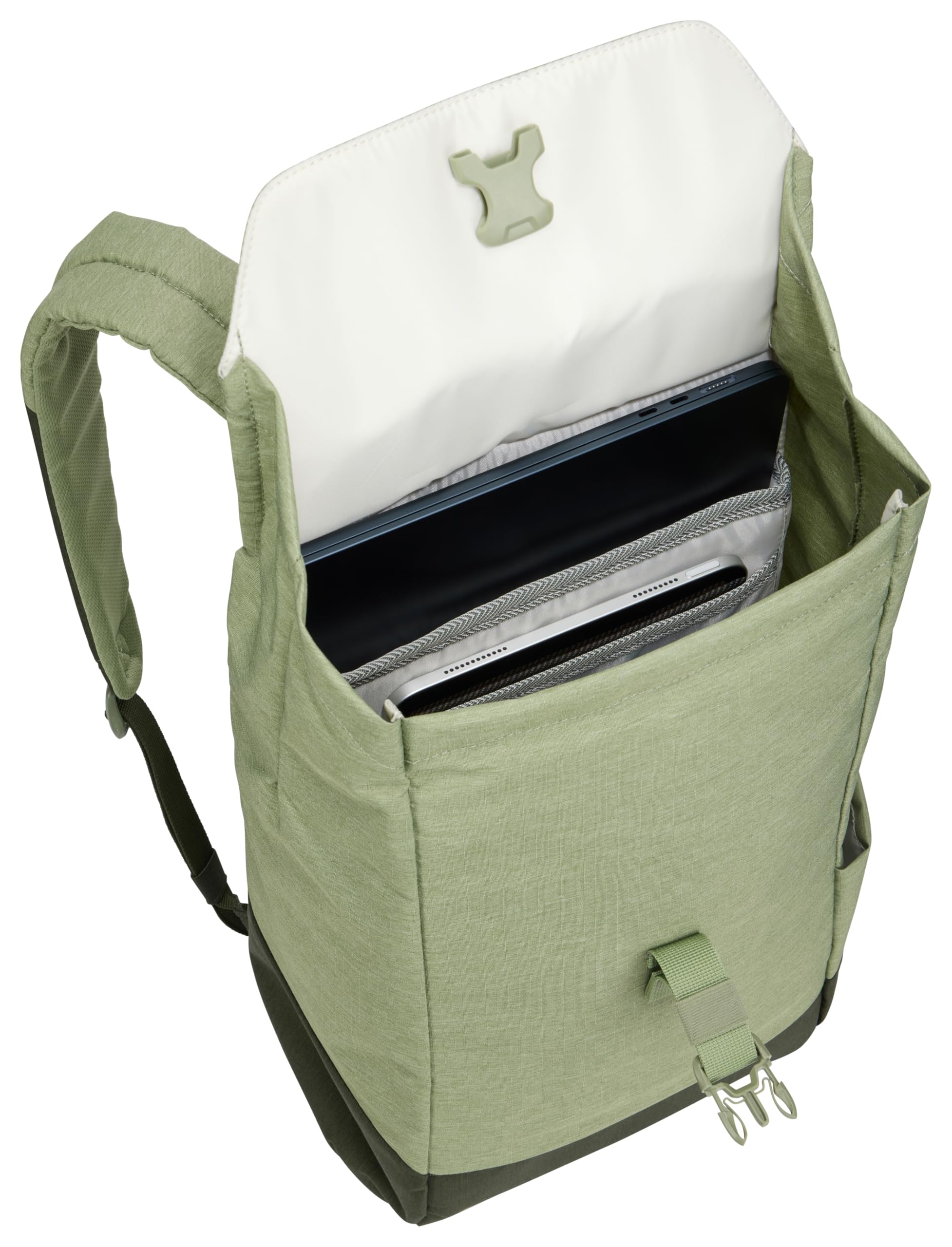 Thule Backpack 16L - Mochila unisex (paquete de 1), Quiet Green/Darkest Green, Talla única, Moderno, urbano, deportivo