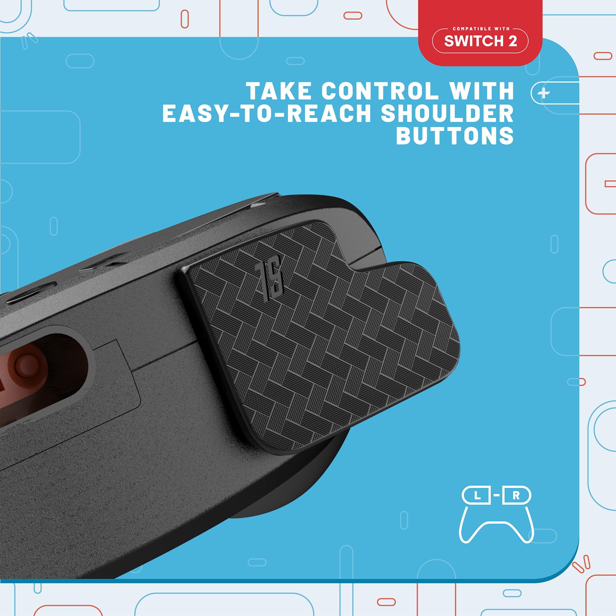 STEALTH Joy-Con uchwyty kompatybilne z Switch 2 - dwupak