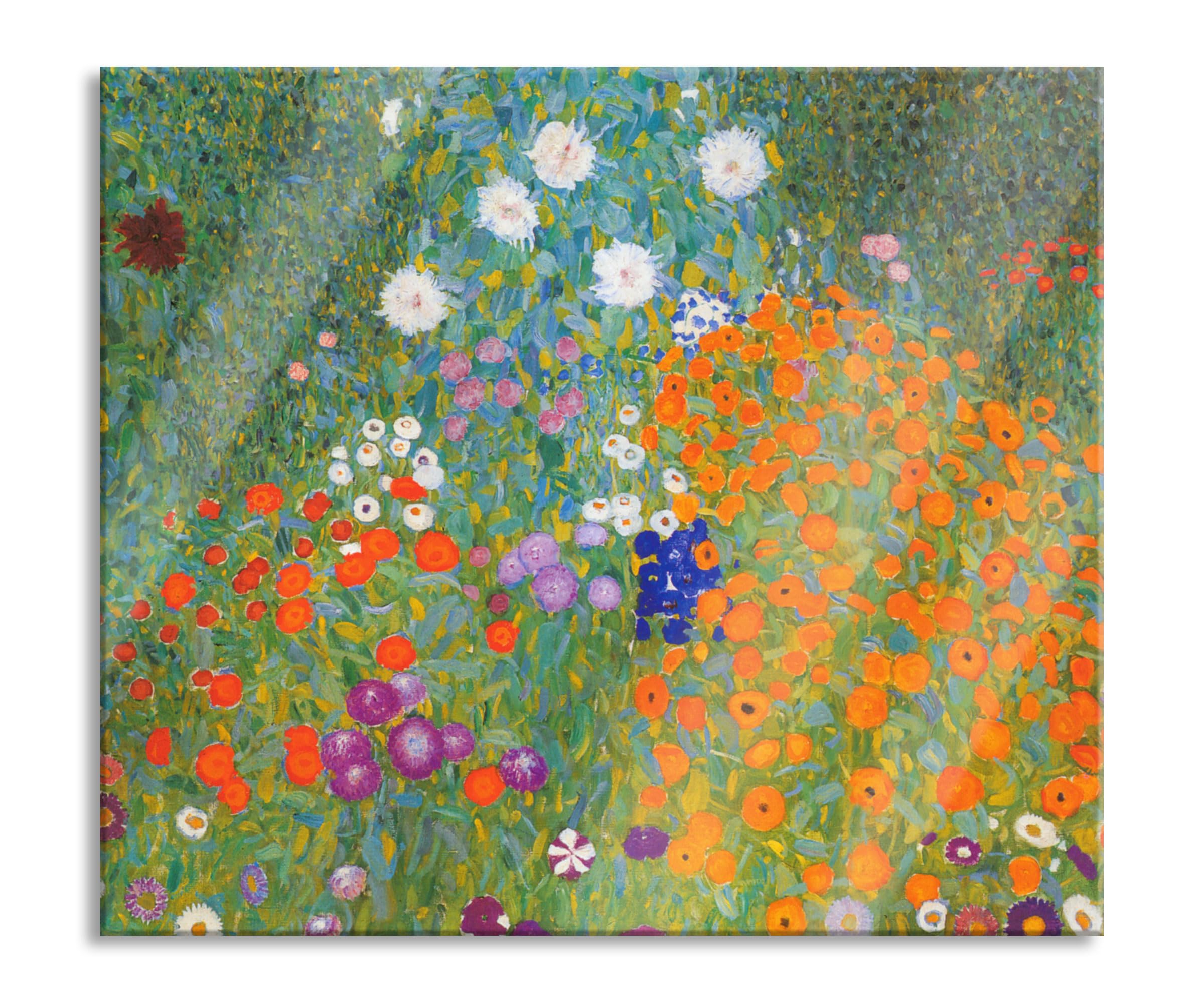 Gustav Klimt - Plaque de protection pour cuisinière et protection anti-éclaboussures en verre véritable - Pour plaques de cuisson - 60 x 52 cm