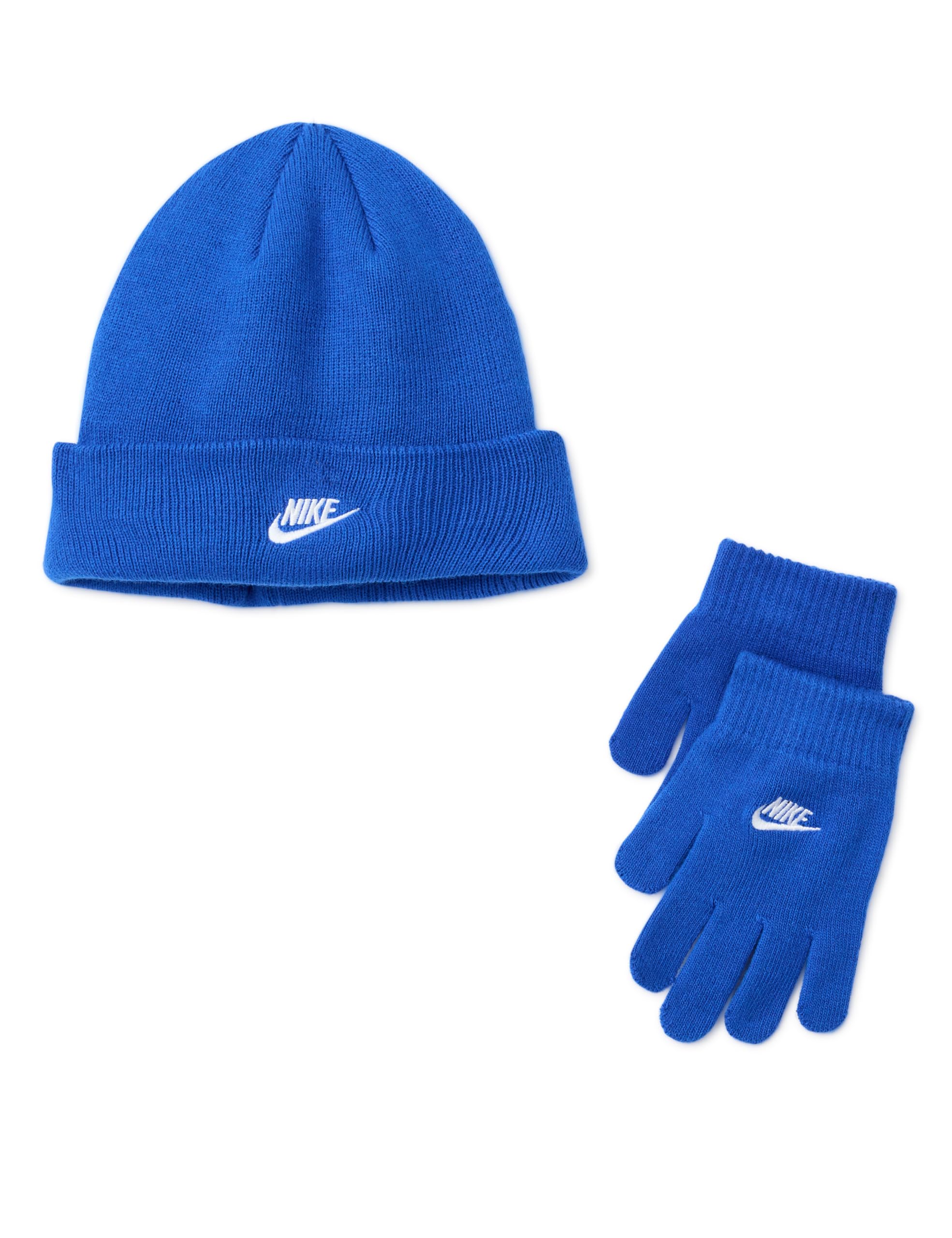 Nike Kids' Club Beanie and Glove/Mitten Set