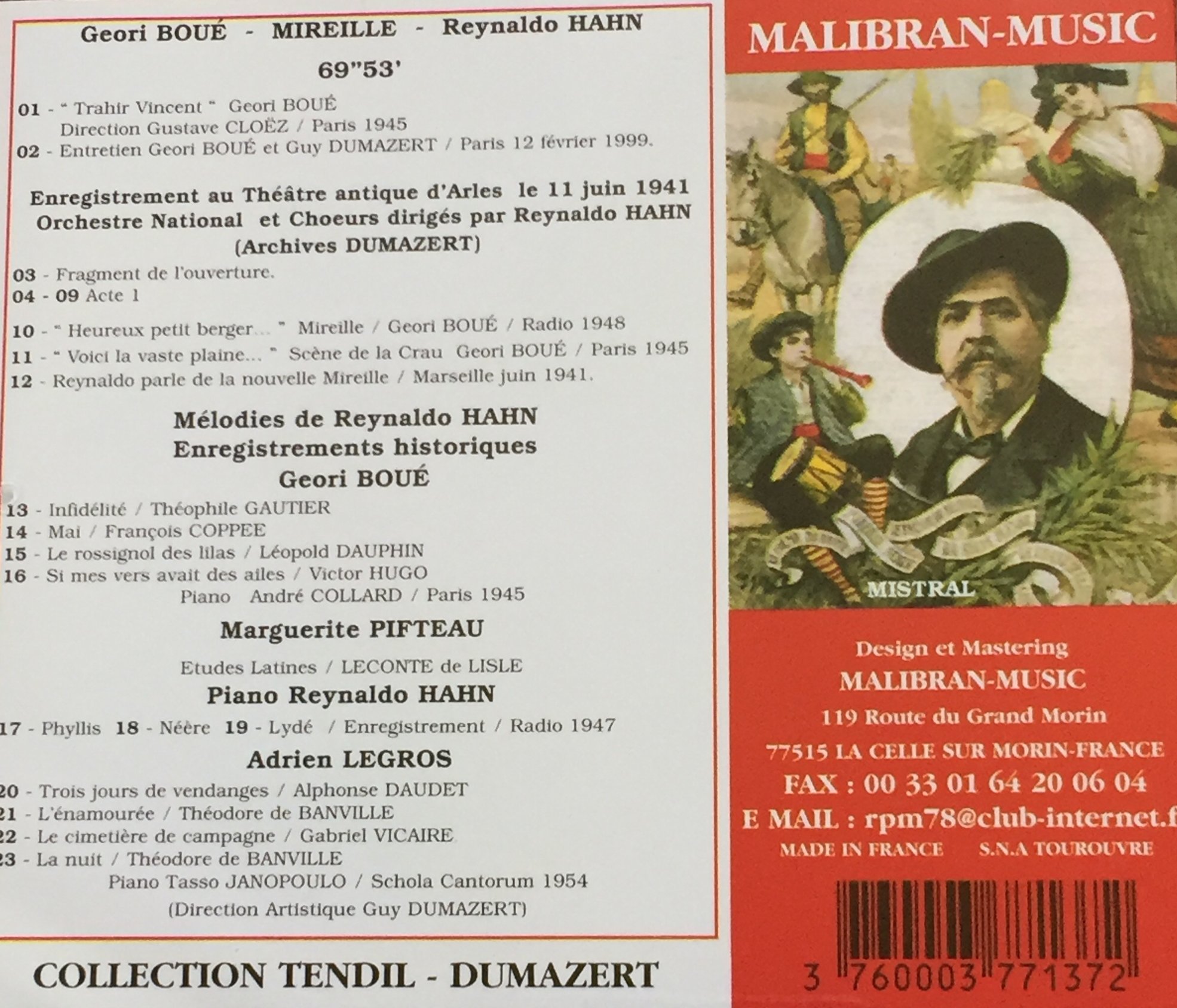 Mireille / Melodies