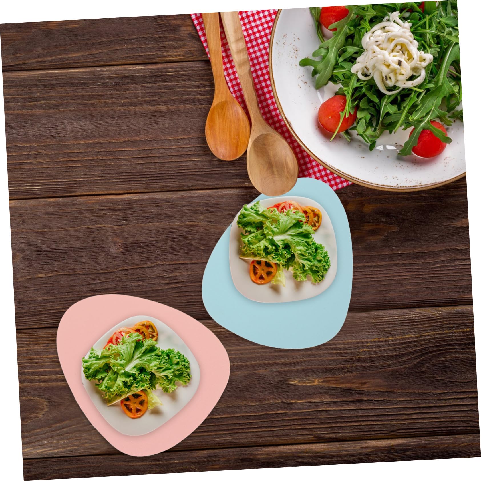 HEALLILY 4pcs Cup Coaster Place Mats Outdoor Placemats Thick Coasters for Round Tables