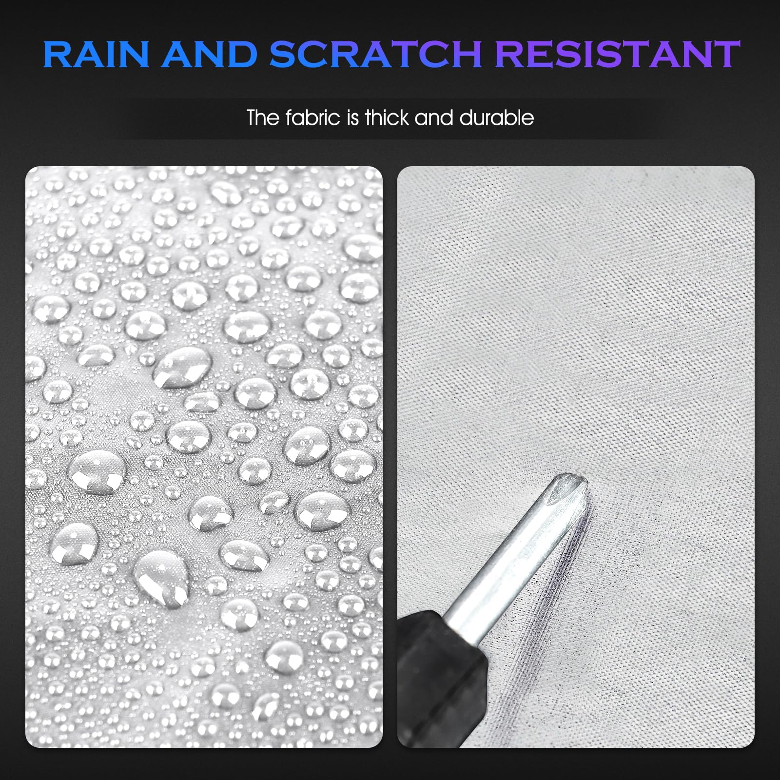 Car Cover Custom Fit for Dodge Challenger 2008-2025 6 Layers Truck Cover Waterproof All Weather for Automobiles Outdoor — view 4