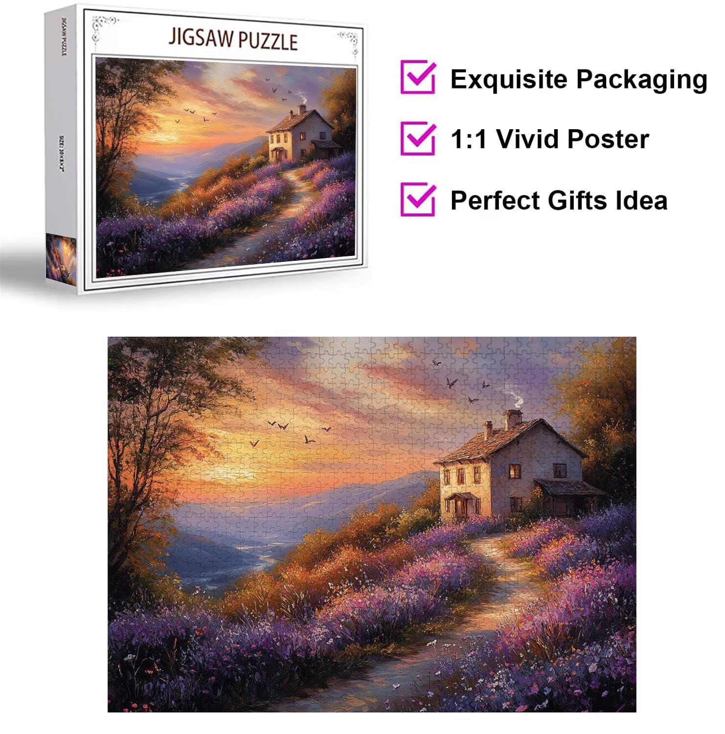 Puzzle 6000 Pezzi Il paesaggio Puzzle Classici per Gioco Familiare, n-357 | Impossibile Puzzles, Intrattenimento Creativo, Rilassamento Intelligence, Regalo per Amore e Amico, Decorazioni Casa, Autunno
