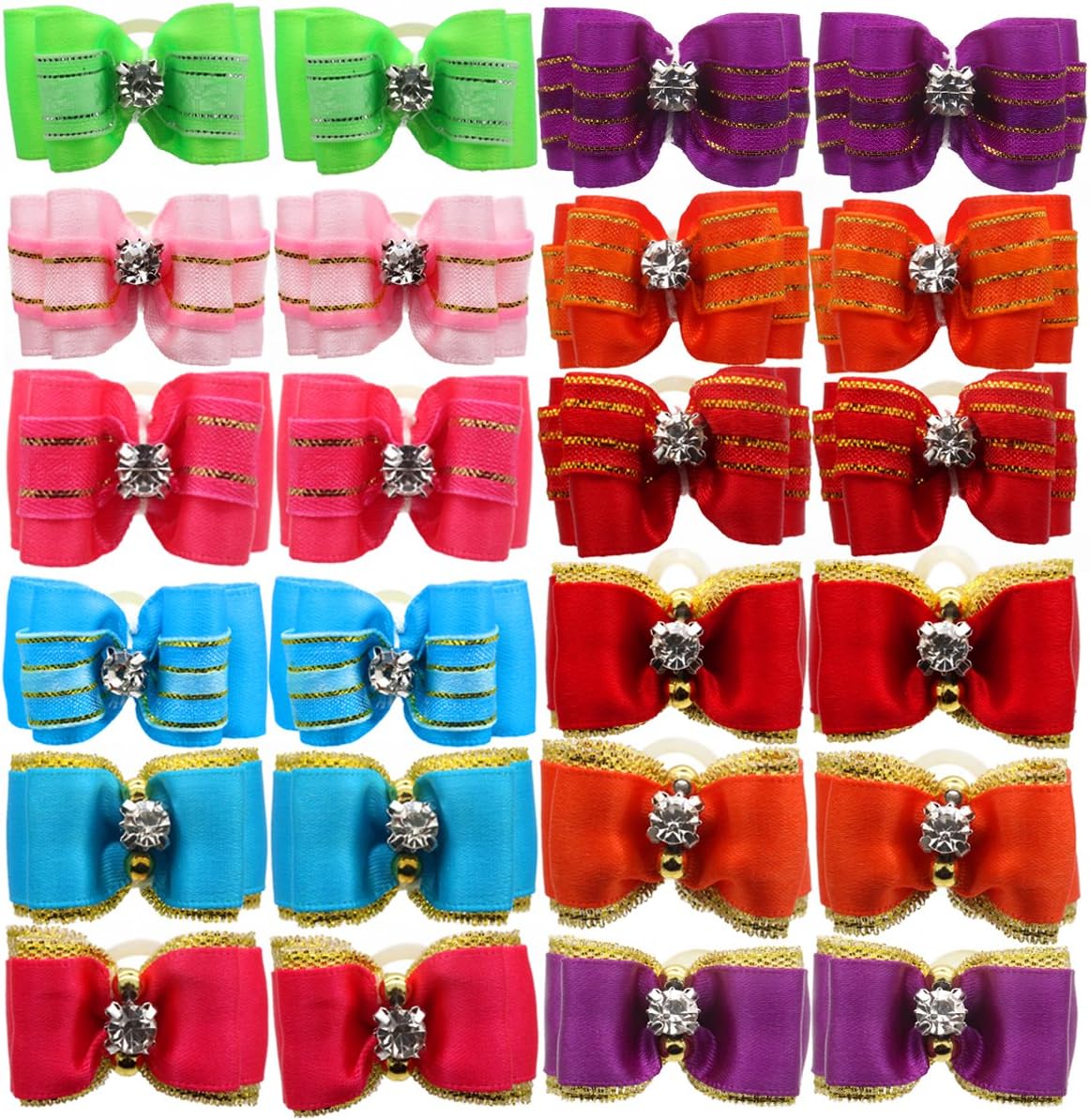 Adorable HOLLIHI Pet Hair Bows: The Perfect Accessory for Your Furry Friends!