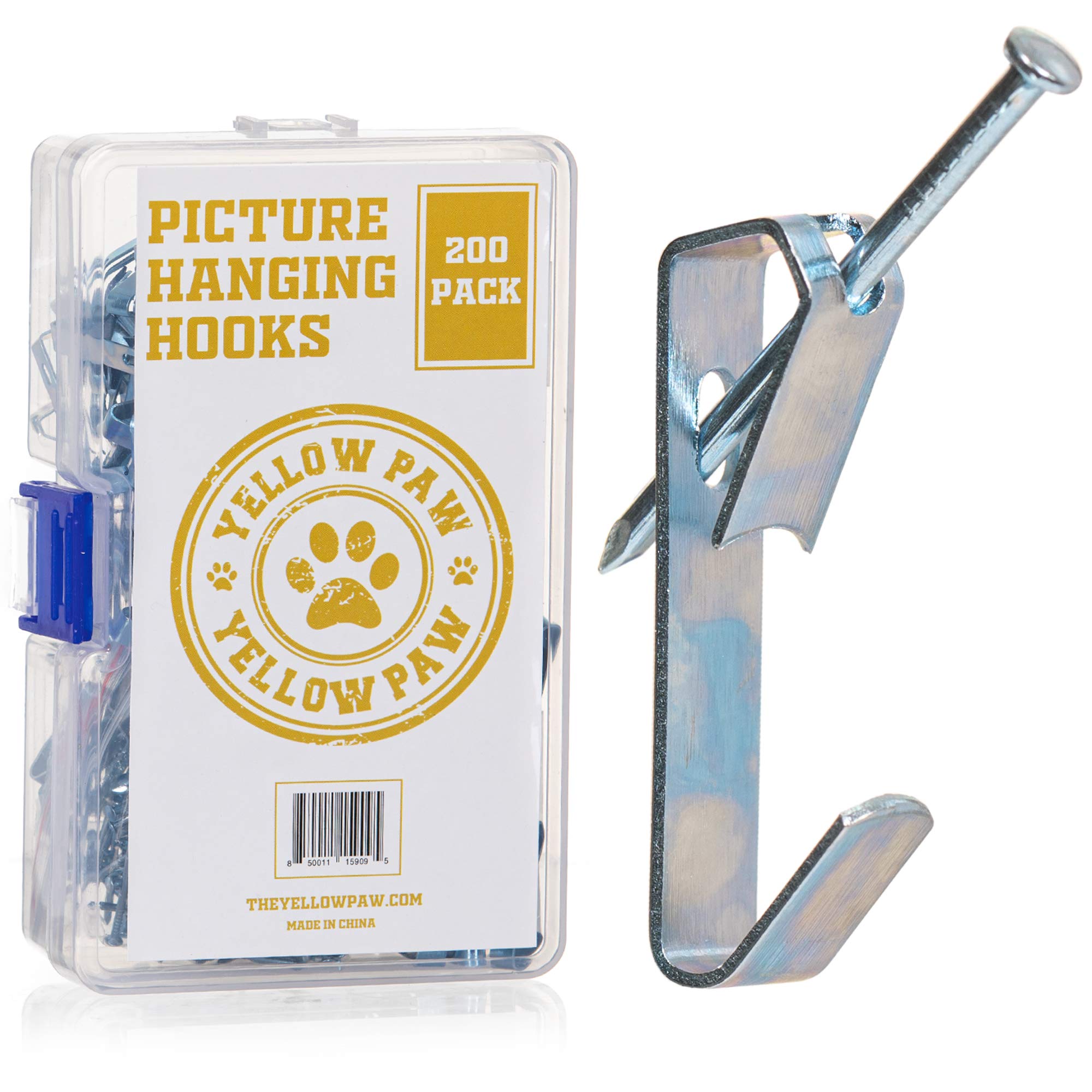 Buy Picture Hangers (200 Pack 30lb Strength) Professional Grade