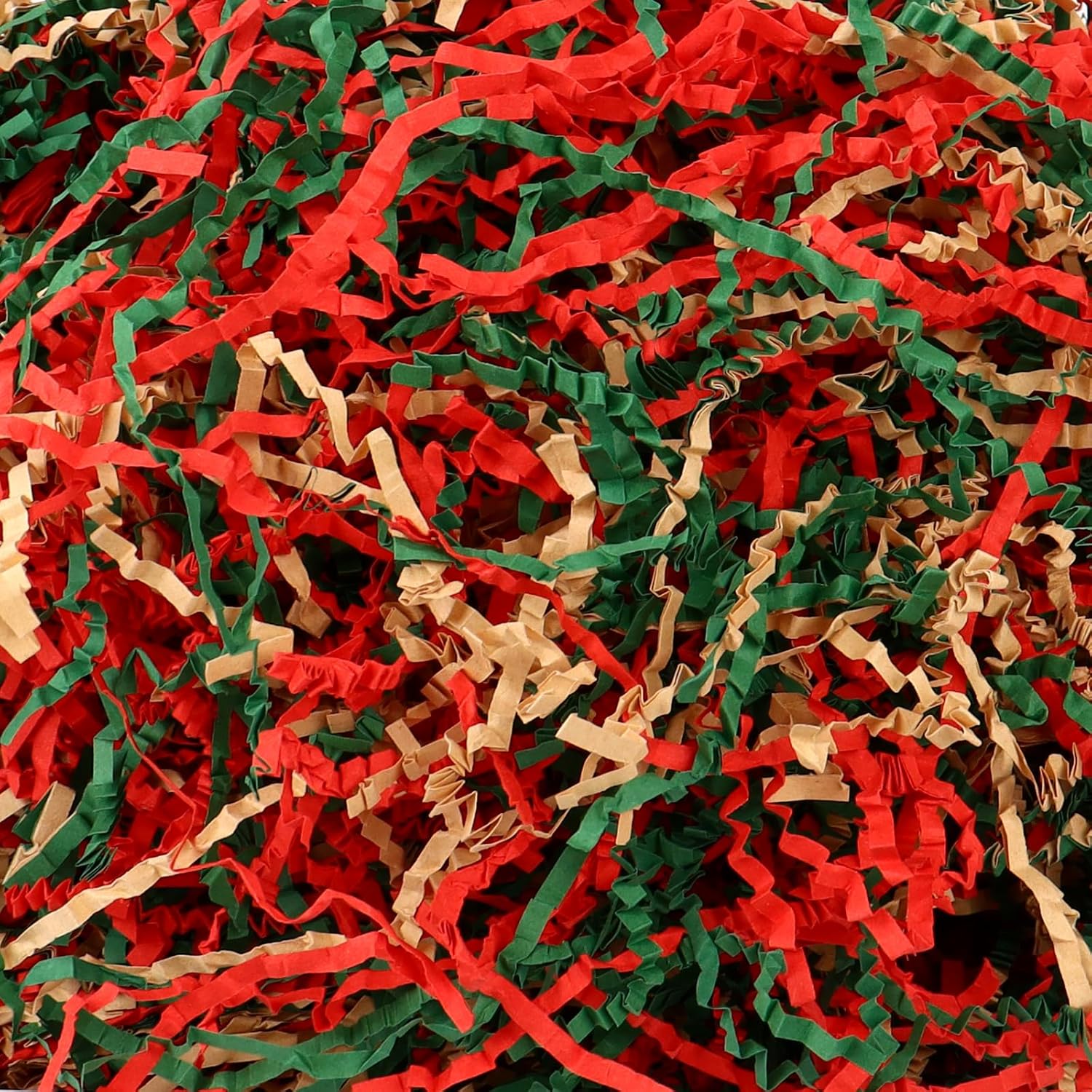 2LB Crinkle Shredded Paper Filler For Gift Baskets, Brown Kraft Crinkle Papers Filler For Thanksgiving Valentine's Day Halloween Gifts Decor, Gift Box Basket Stuffing Raffia For Birthday Festival