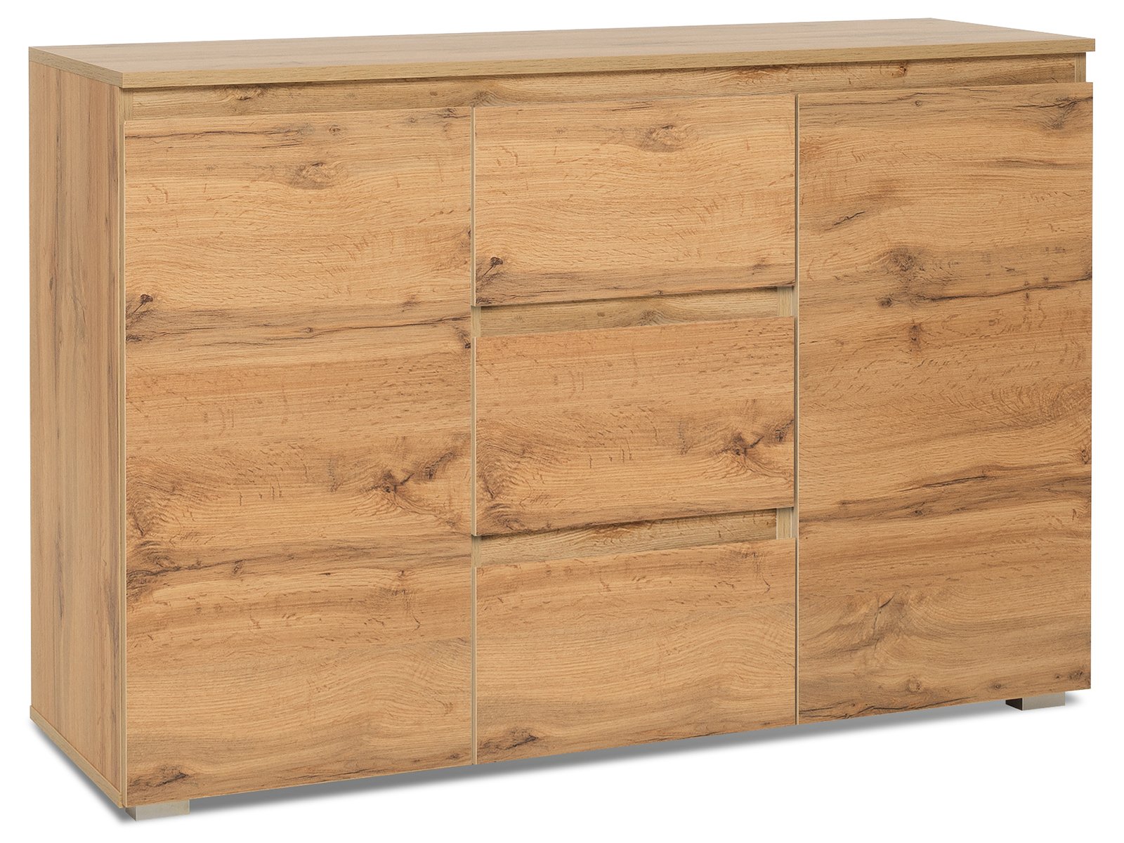 möbelando Kommode Ravenna III Honig-Eiche