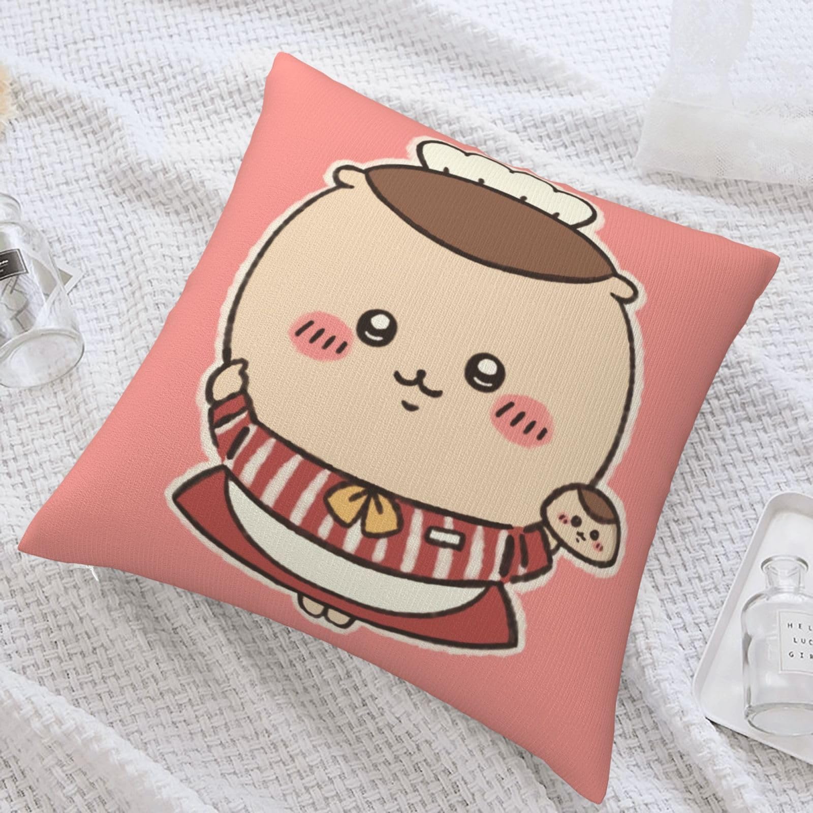 Amazon.co.jp: クッションカバー ちいかわ くりまんじゅう 座布団