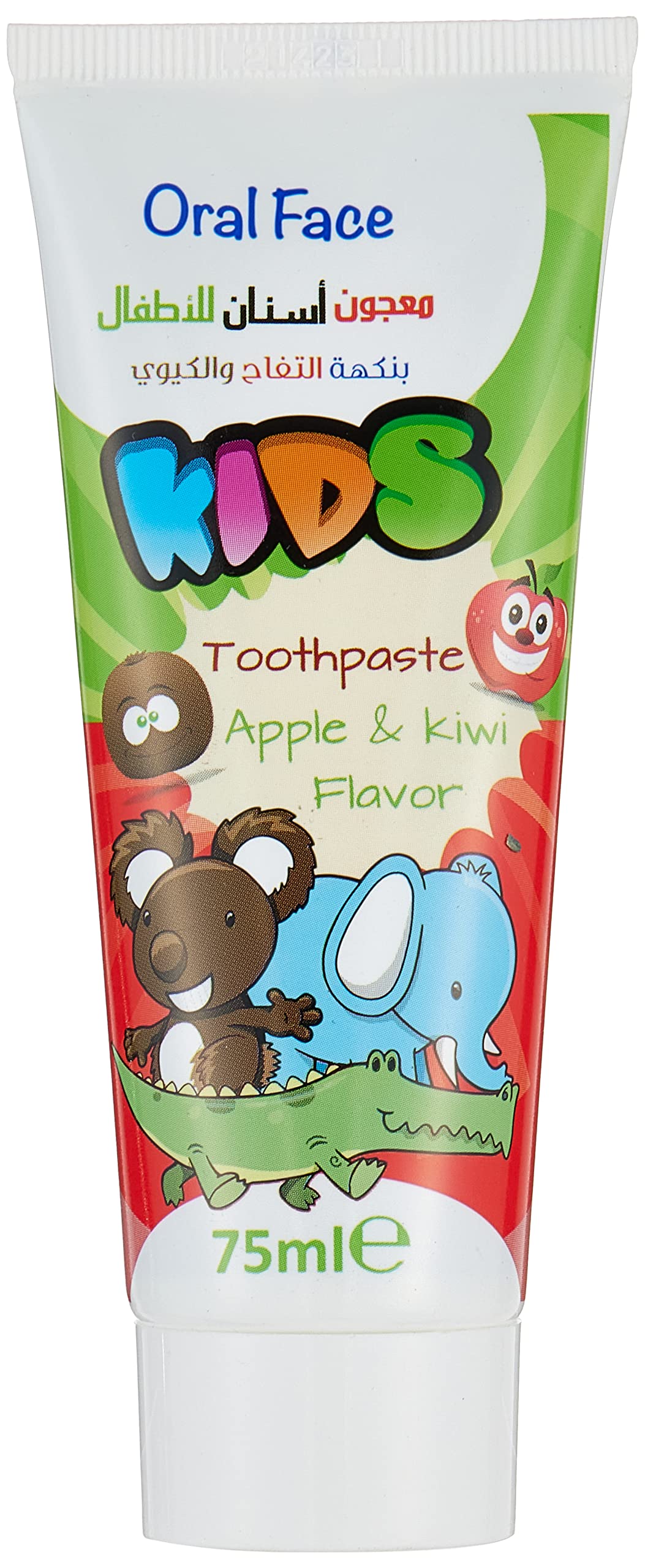 Kids Apple and Kiwi Flavor Toothpaste