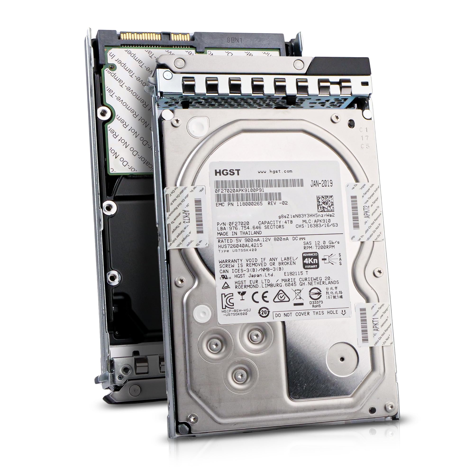 Amazon.com: Dell 4TB 7200 RPM SAS 12Gb/s 4Kn 3.5in Enterprise