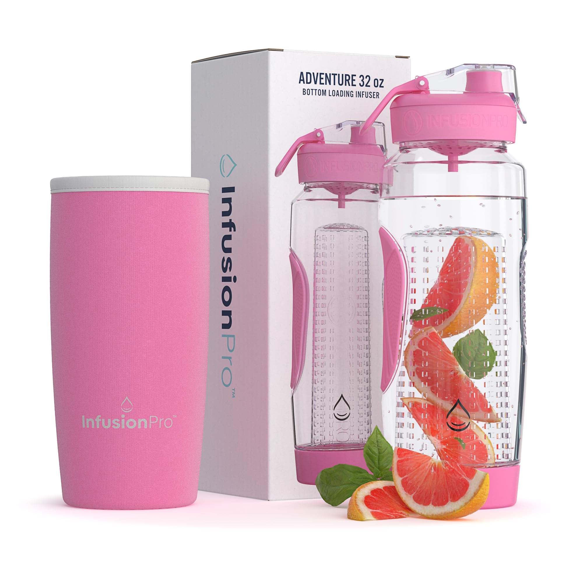 Infusion Pro 32 oz Fruit Infuser Water Bottle