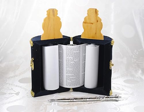 Miniatura 2 de Pequeño libro hebreo Sefer Torá libro judío Israel Santa Biblia 7.9 in/ 7.8 pulgadas