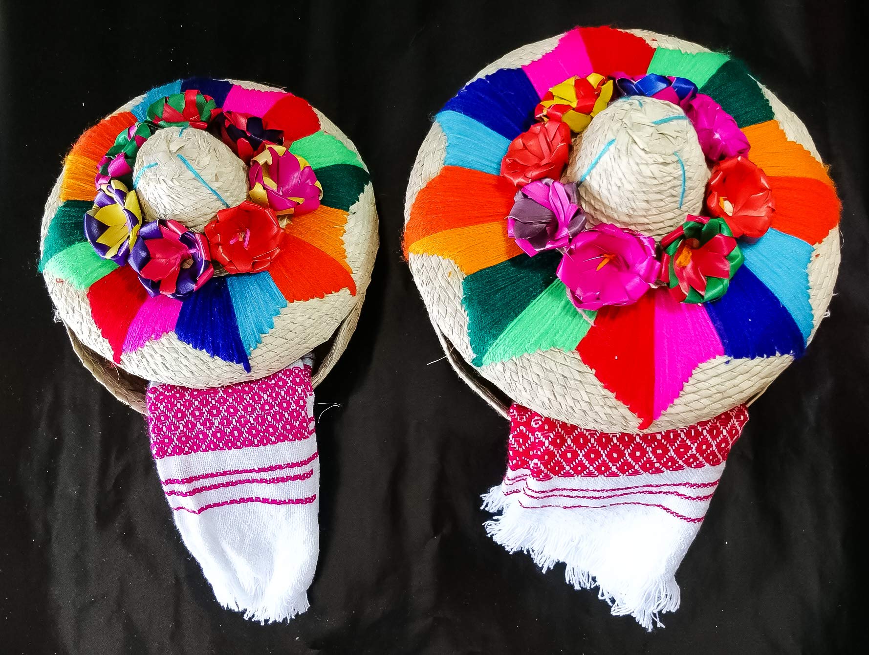 Multicolor Handwoven Basket & Tortilla Warmer Bundle