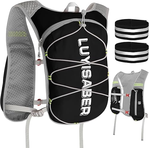 Desoto Mochila de hidratación, chaleco ligero para correr y ciclismo para senderismo, escalada y campamento