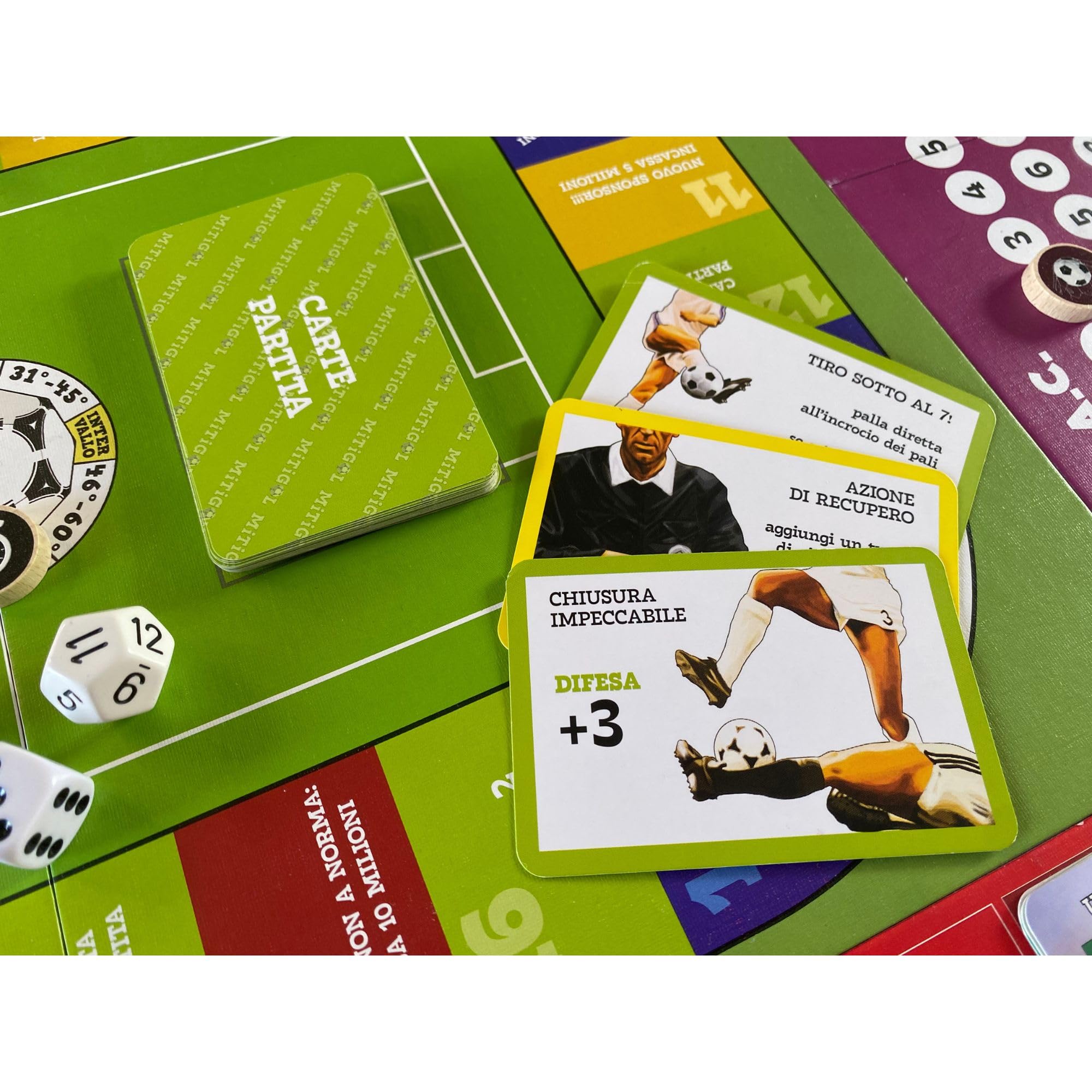 MiTiGOL – Gioco da Tavolo sul Calcio | Strategia, Ironia e Carte Uniche | Età 14+ | DSK Games | Calcio Vintage Anni ’80 per Famiglie e Appassionati