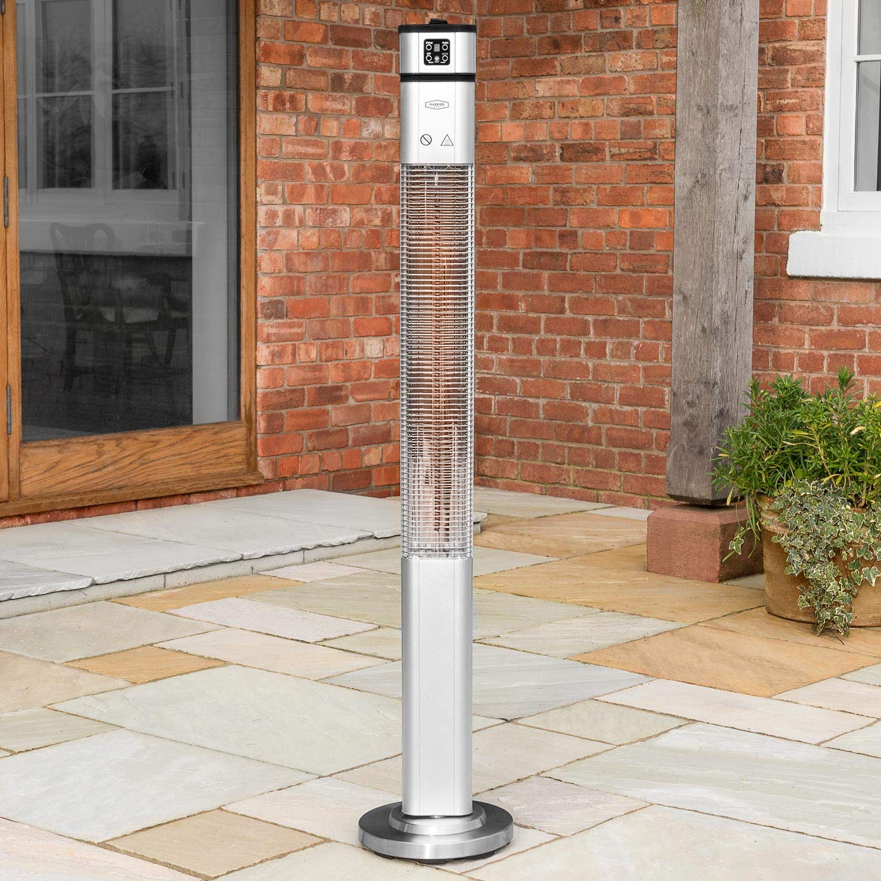 Harrier 2000W Tower Patio Heater | Patio Heaters u0026 Electric Heaters for  Home | Outdoor Heater with 50,000 Operating Hours Lifespan | Portable Heater  with 3 Heat Levels : Amazon.co.uk: Garden