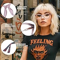 Vista 4 de Blue Light Glasses for Woman & Men,Computer Glasses for Men &Women-Anti Fatigue,HD Screen Glasses for Office,Reading