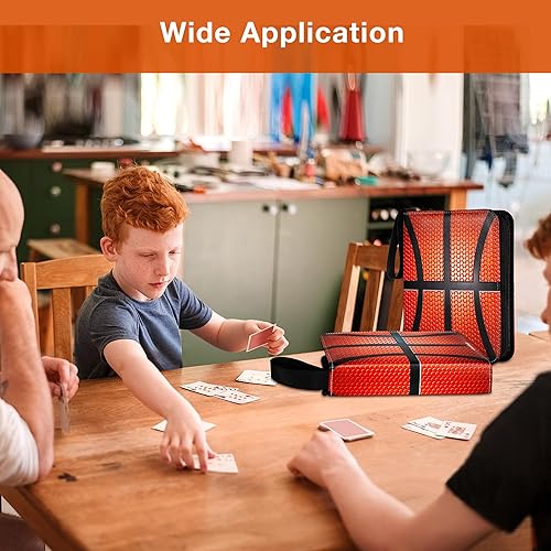 Miniatura 7 de RONMONG Carpeta de tarjetas de baloncesto, tarjetas comerciales deportivas 2023 con fundas para álbum, 440 bolsillos, tarjetero de baloncesto,