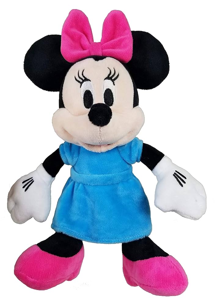 ぬいぐるみ Minnie mouse AND Teddy Teddy of Disney Disney - Minnie Mouse Blue Dress Plush, Toys & Games