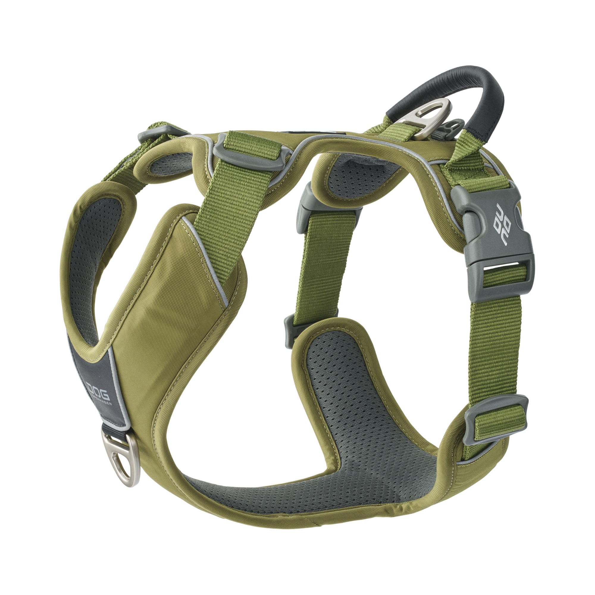 DOG Copenhagen Comfort Walk Pro 3.0 Dog Harness - Top and Front Clip Training Harness with Handle - For Small and Large Dogs - Padded for Comfort - Reflective Trims - No Pull, Hunting Green, XS โ image 1