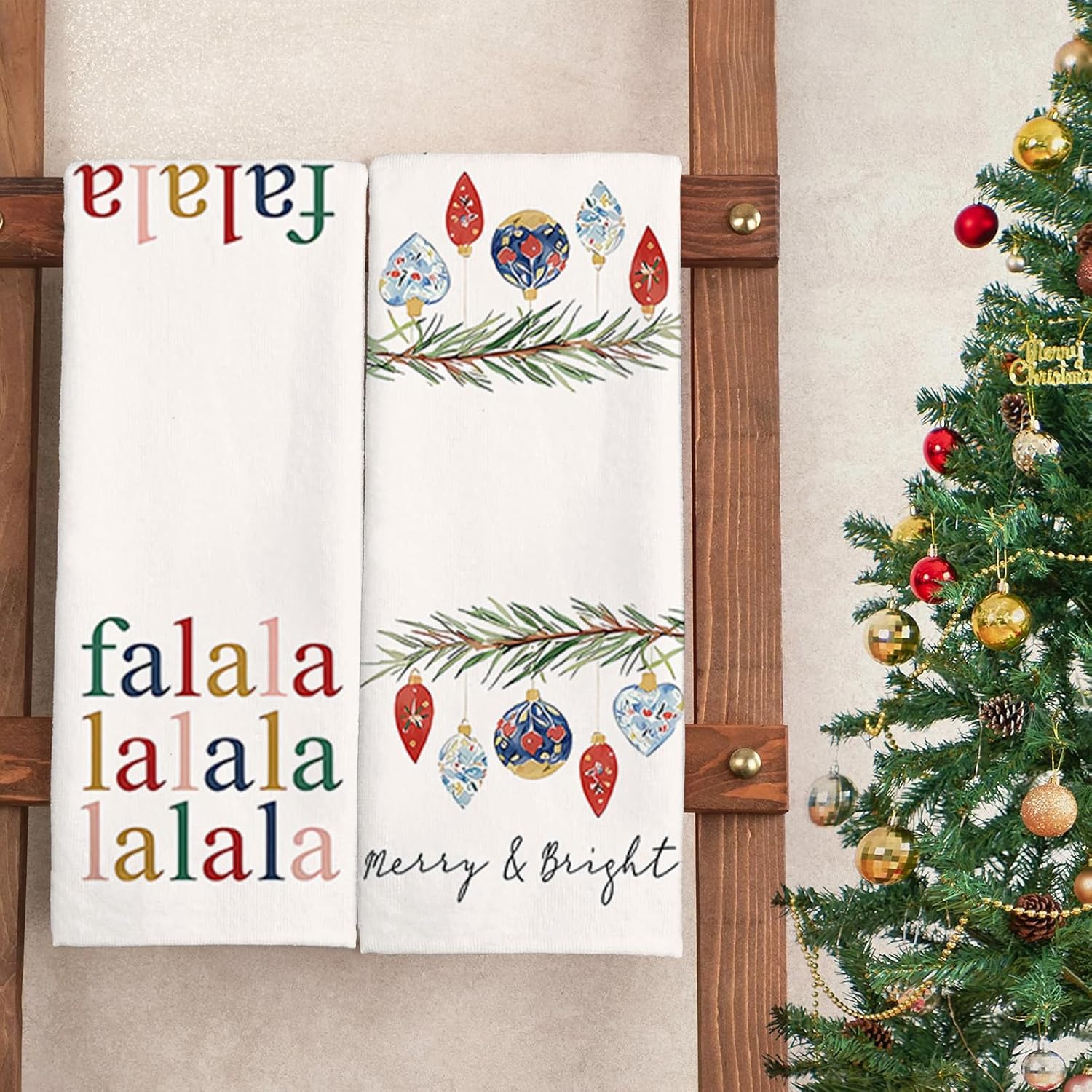 4PCS Christmas Kitchen Towels Dish Towel Xmas Nutcrackers Quick Drying Dish Cloth Hand Towels Home Decor for Kitchen and Bathroom Decoration Housewarming Gifts 24x16 Inch - Image 4