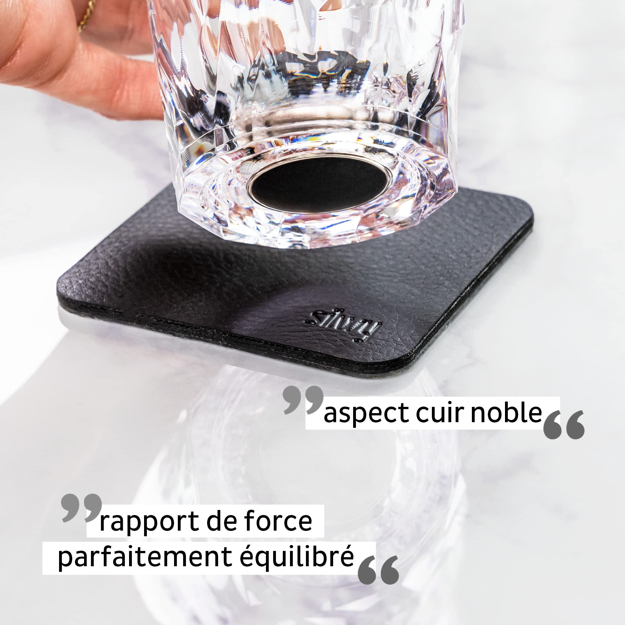 6 Verres Magnétiques Silwy - Anti-Glisse Pour Bateau Ou Camping | 0.3L