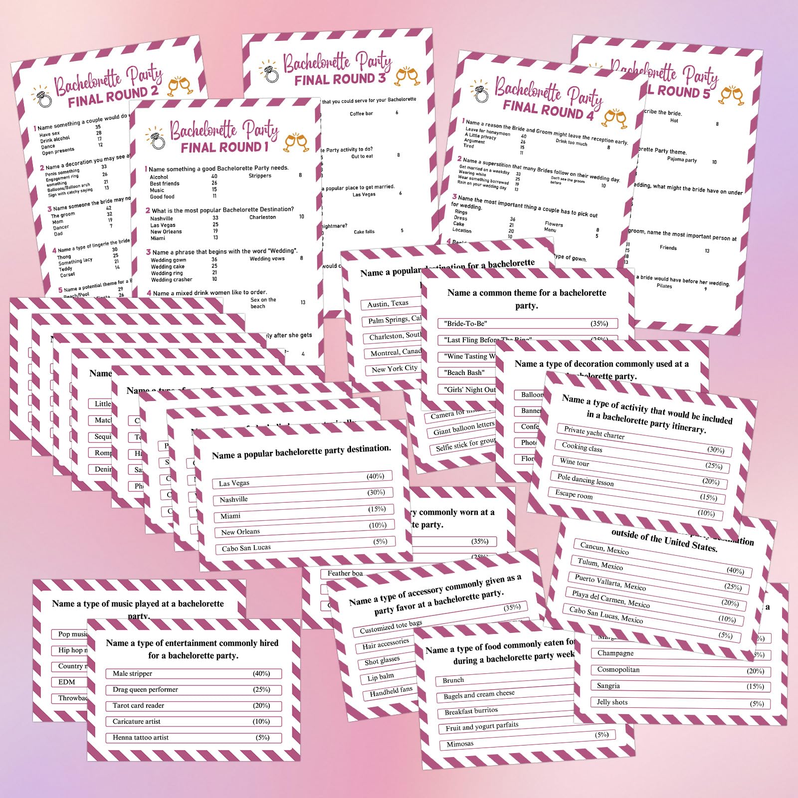 Soulchen Jeu de querelles amical pour enterrement de vie de jeune fille, quiz avec cartes et 2 buzzers pour adultes, famille, jeux à la maison, activités de fête, piles non incluses