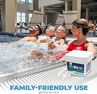 Vista 5 de Xtremeclear - Tabletas de bromo para spa y bañera de hidromasaje, botella de 5 libras, tabletas de 1 pulgada, certificado NSF/ANSI 60, desinfectante