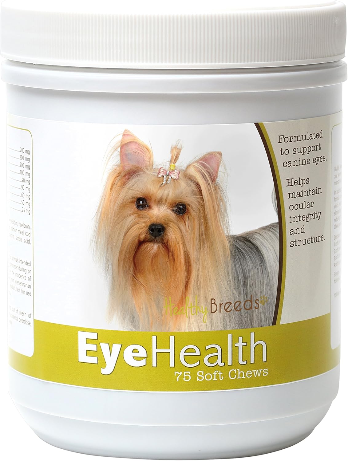 Healthy Breeds Dog Eye Care Support for Yorkshire