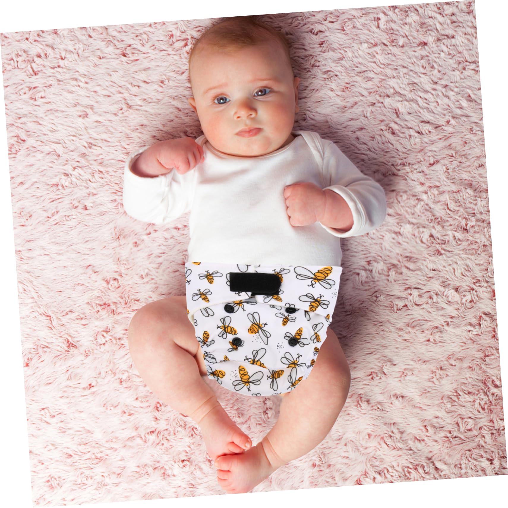 Abaodam 4 Piezas pantalones para bebés pañal reutilizable para bebe recién nacidos ropita bebe recien nacido reutilizables para para recién os