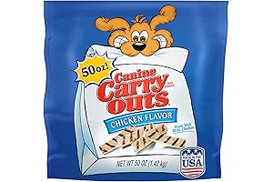 Chicken Flavor Dog Snacks, 50 Oz