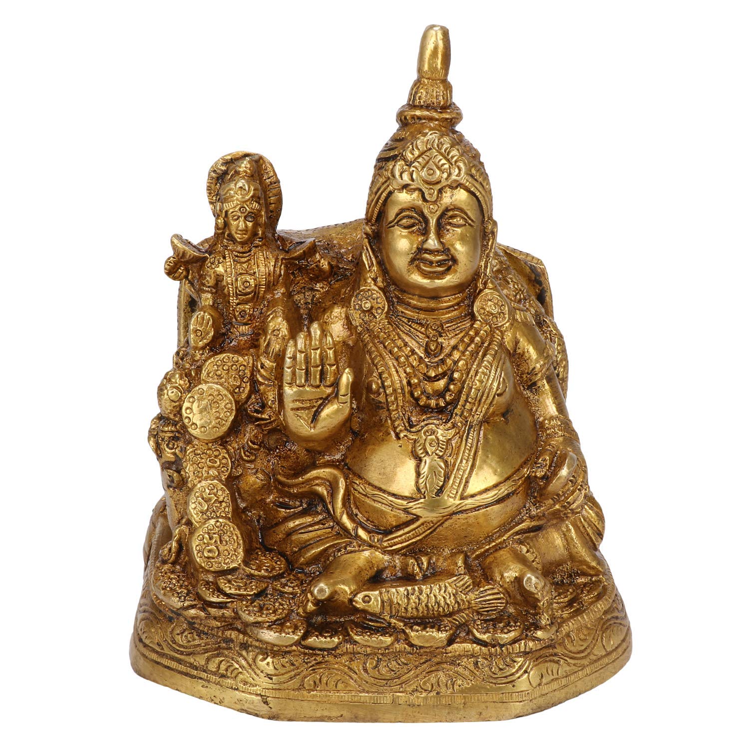 G Looks Lord Kuber with MATA Laxmi Kuvera Wealth Lakshmi God Kubera Statue