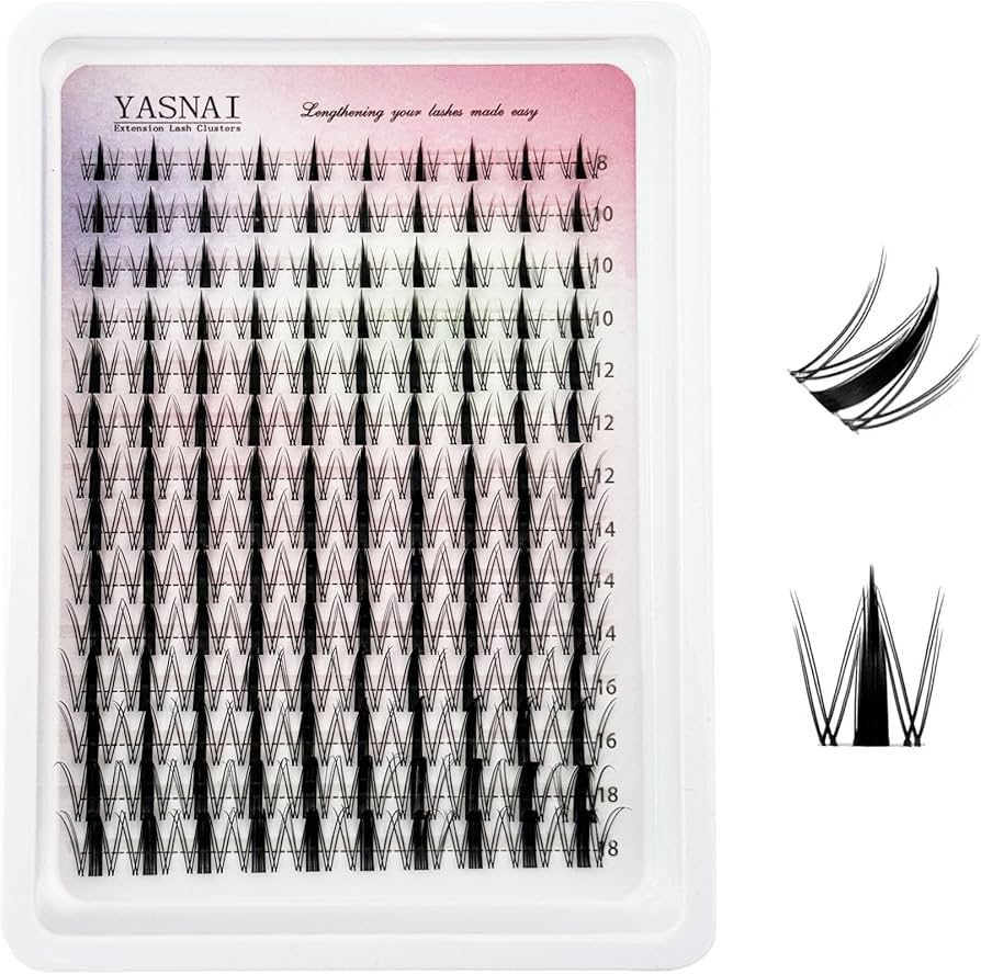 Amazon.com: Fairy Lash Clusters Manga Lash Extensions, YASNAI