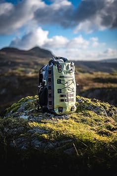 Jackson & Cole Caiman Waterproof Backpack LARGE 40L Rolltop Dry Bag (Green)