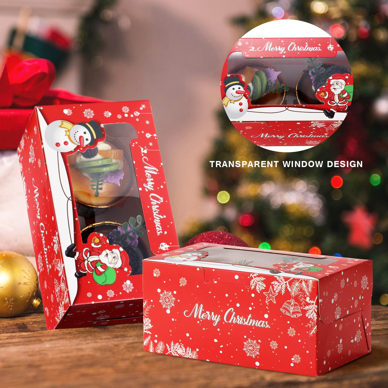 Lot De 36 Boîtes Cadeaux De Noël En Papier Kraft, Boîtes à Friandises De Noël, Boîtes à Friandises, Cadeaux De Noël