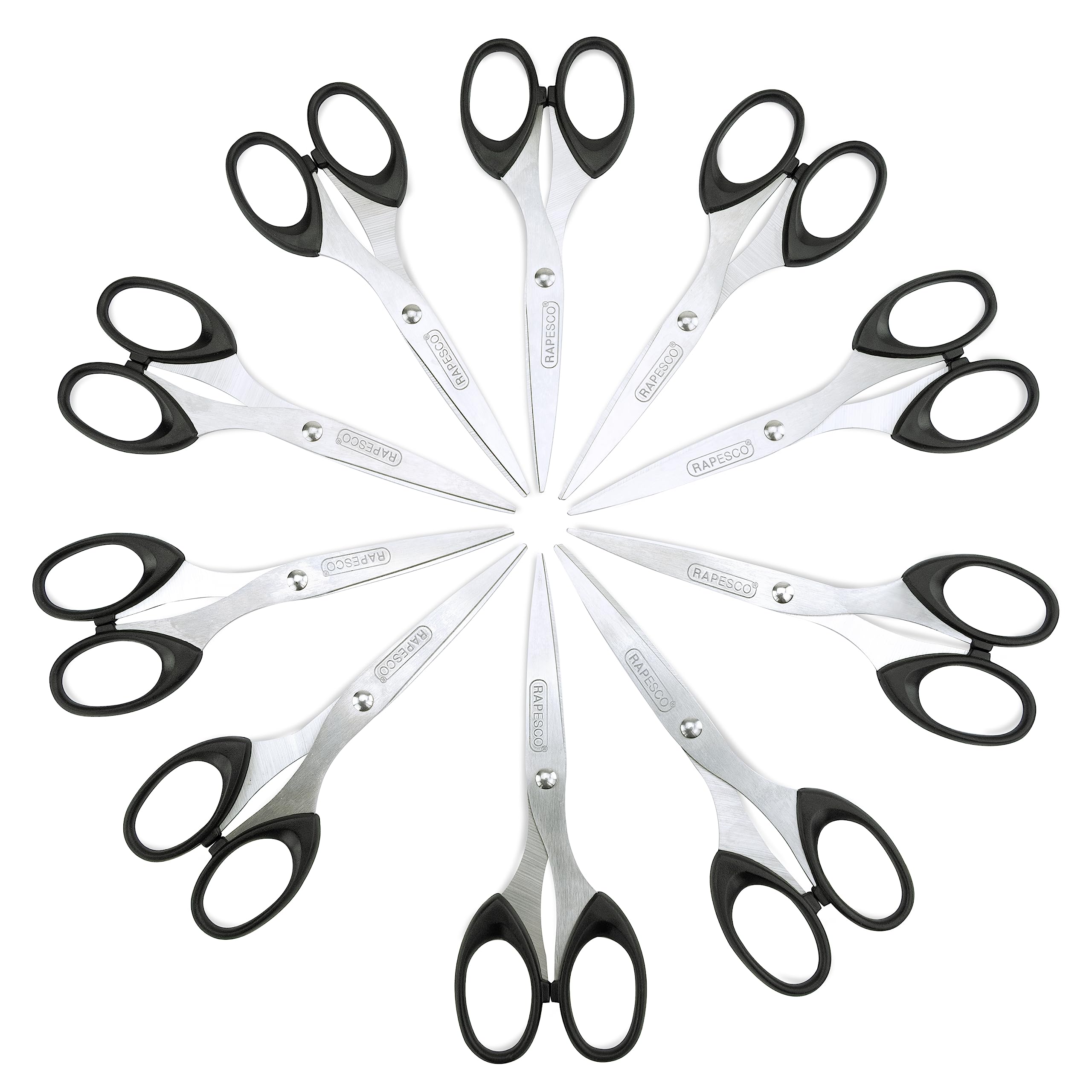 Rapesco 1579 Business Confezione Forbici Acciaio Inossidabile 16 cm Nero