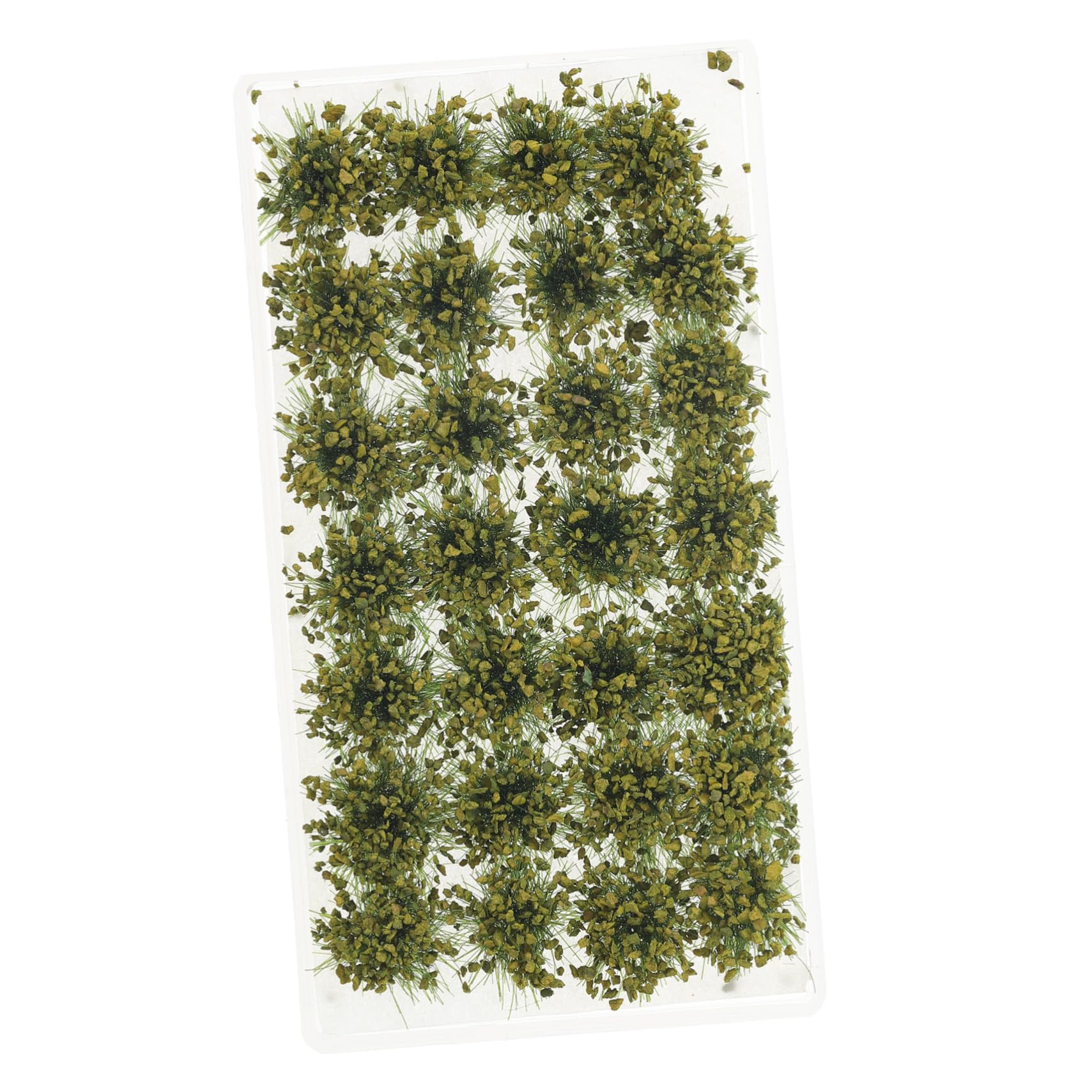 SEWACC Miniature Shrub Decor Artificial Grass Cluster Models for Landscape Adornment Compact Design for Sand Table Models Easy to Clean Great Photo Props for Creative Crafting