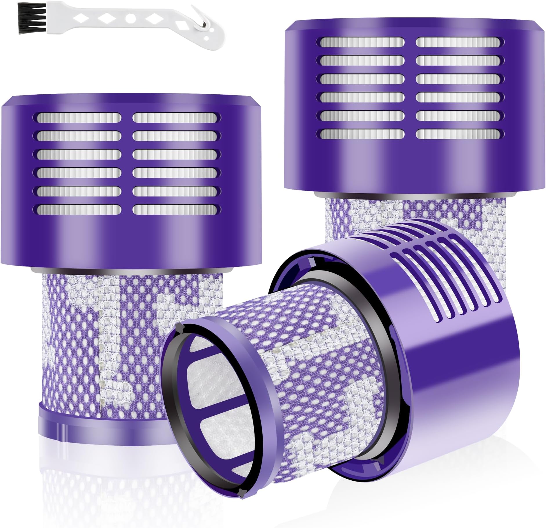 2 Pack Filter Replacement for Dyson Cyclone V10 Absolute