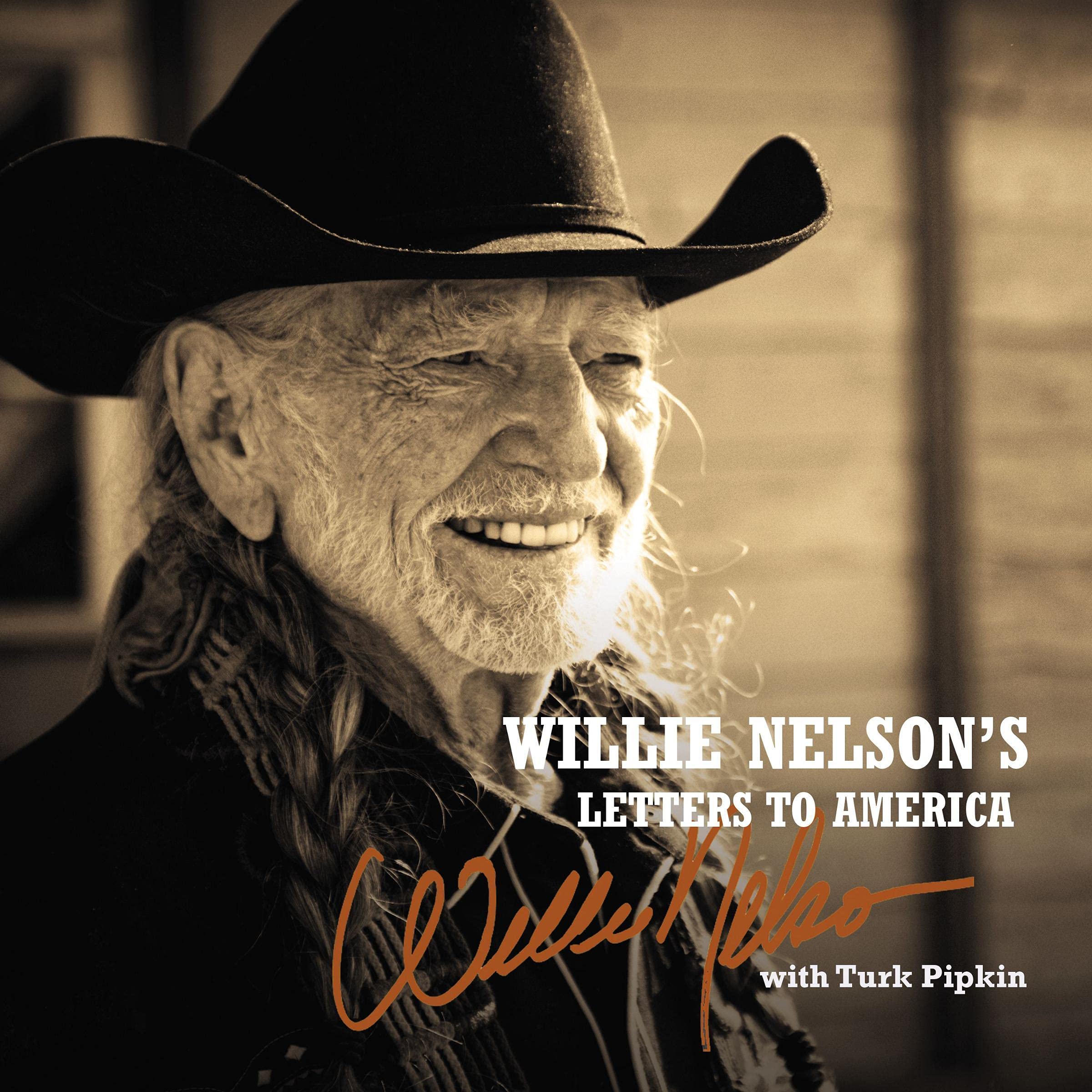 Cover art for Willie Nelson's Letters to America
