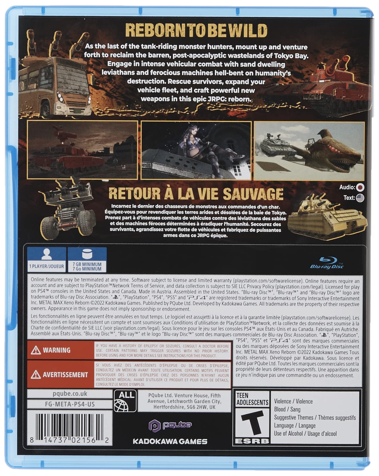 Amazon.com: Metal Max Xeno Reborn - PlayStation 4 : Ui