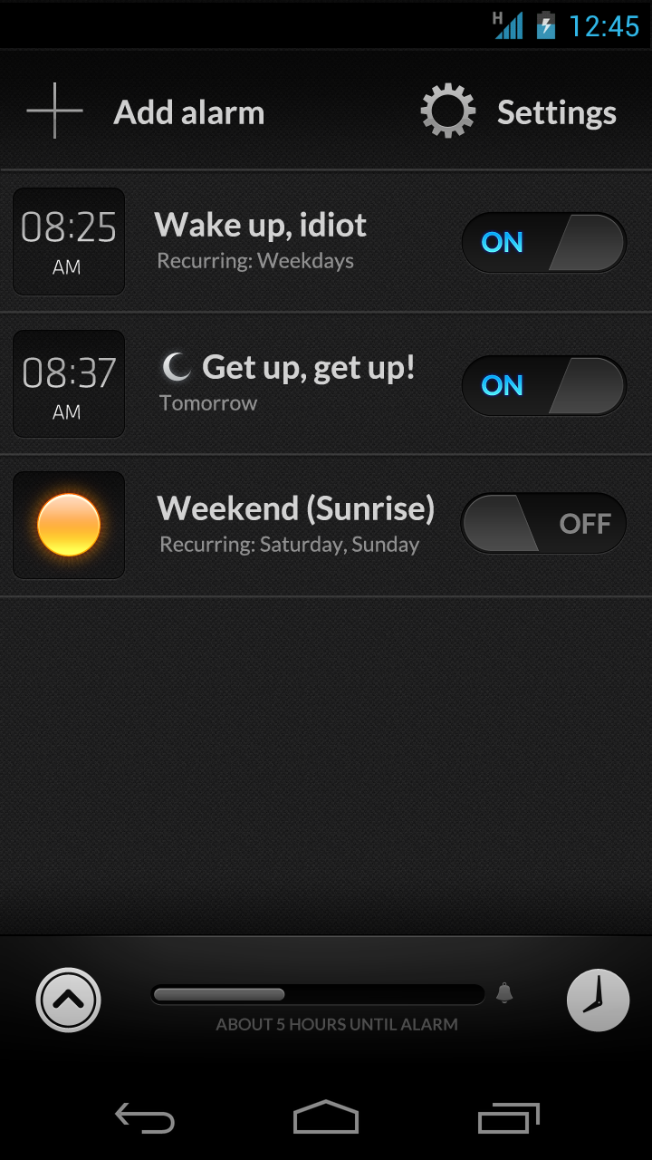 Alarm Clock by doubleTwist (Kindle Tablet Edition) App on the Amazon