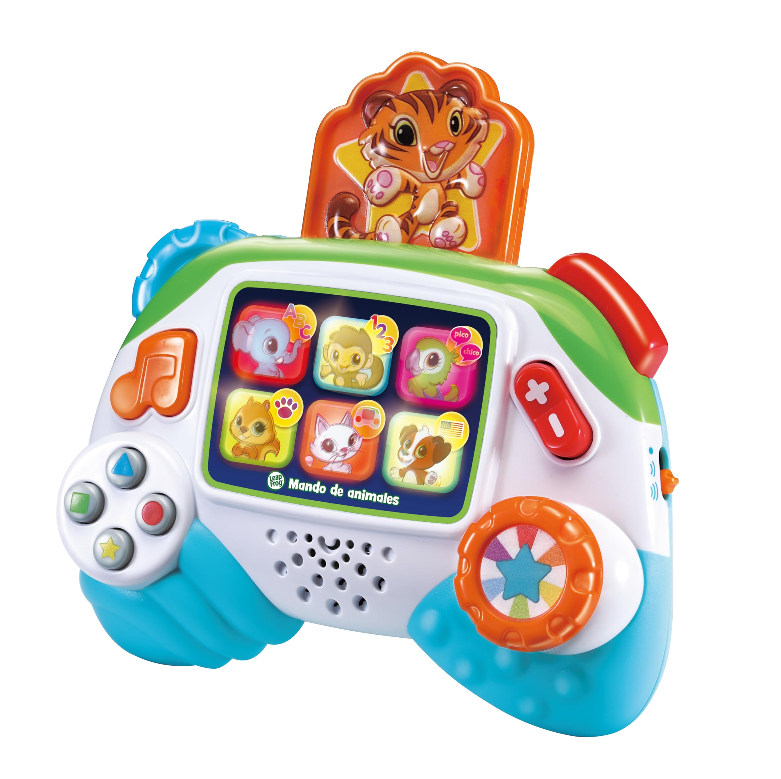 LeapFrog VTech - Mando de animales, primera consola bebés +9 meses, Juguete interactivo con actividades, Juego de imitación, Fortalece habilidades motoras, Versión ES