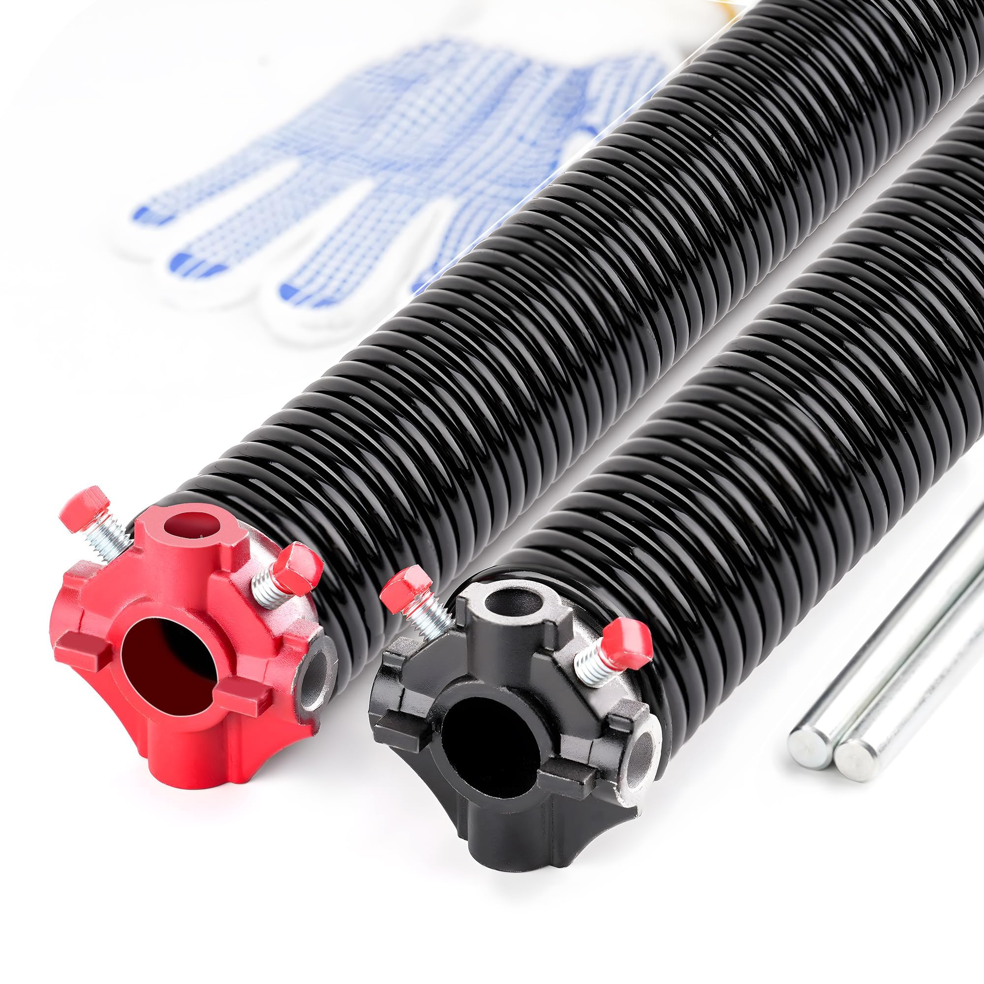 Pair of 2" Garage Door Spring (0.234X2"X31") with Winding Bars, L&amp;R