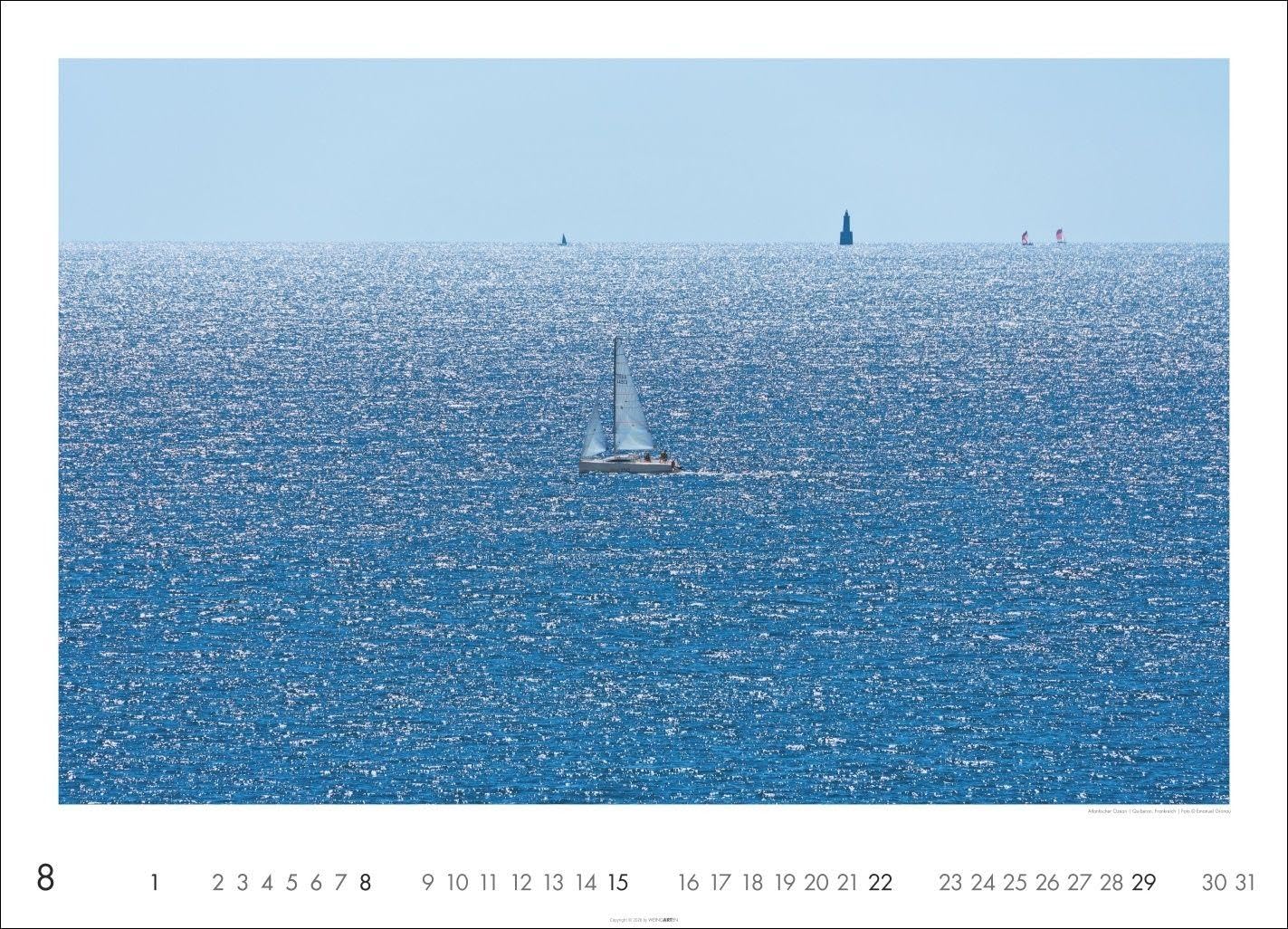 Das Meer Kalender 2027: Traumhafte Bilder vom Meer und maritime Landschaften in einem großen Wandkalender fürs Urlaubsfeeling zu Hause. Format 68 x 49 cm