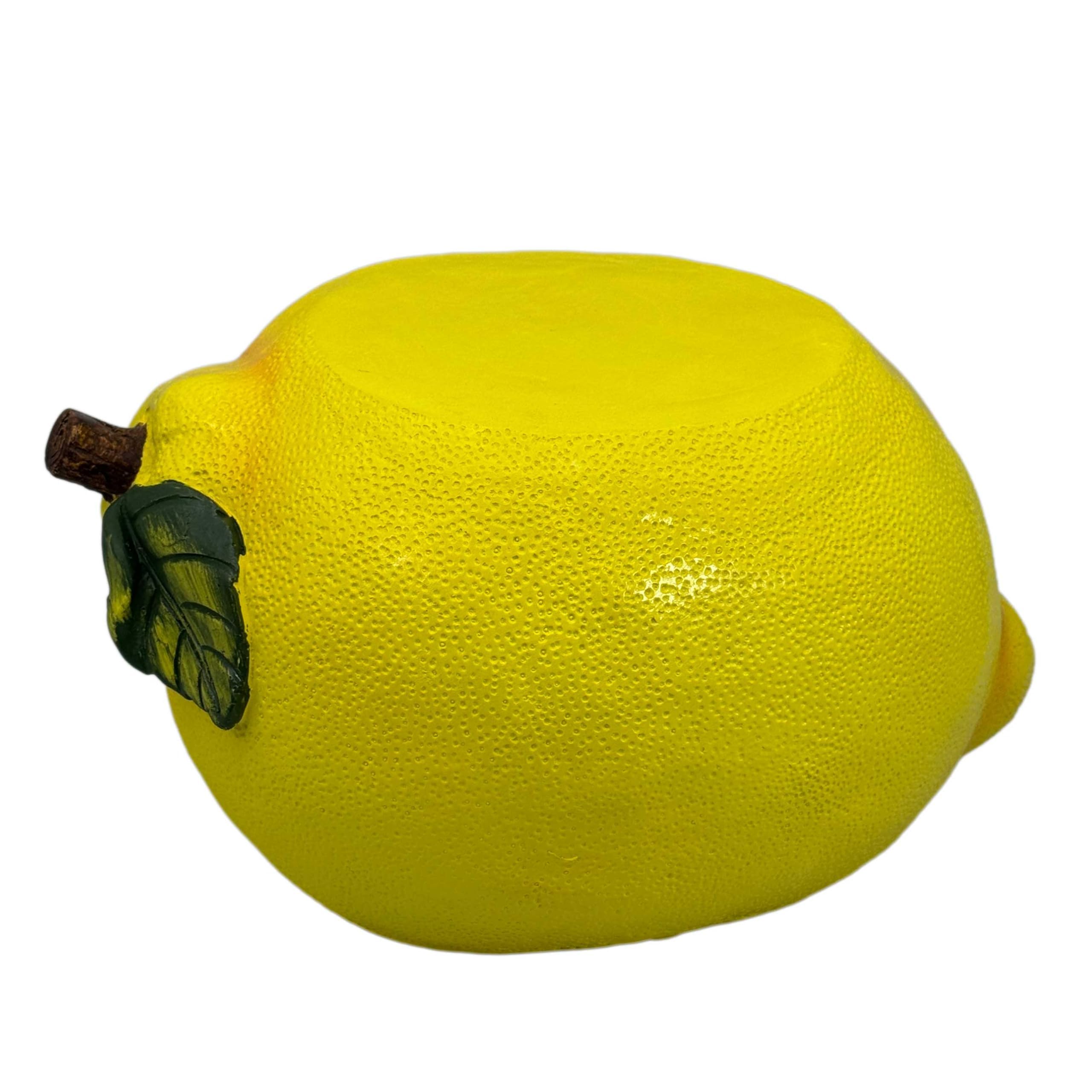 Galt International 10" Yellow Lemon Fruit Stool Plant Stand for Home Decor Plant Stand Garden Indoor Outdoor Decorations