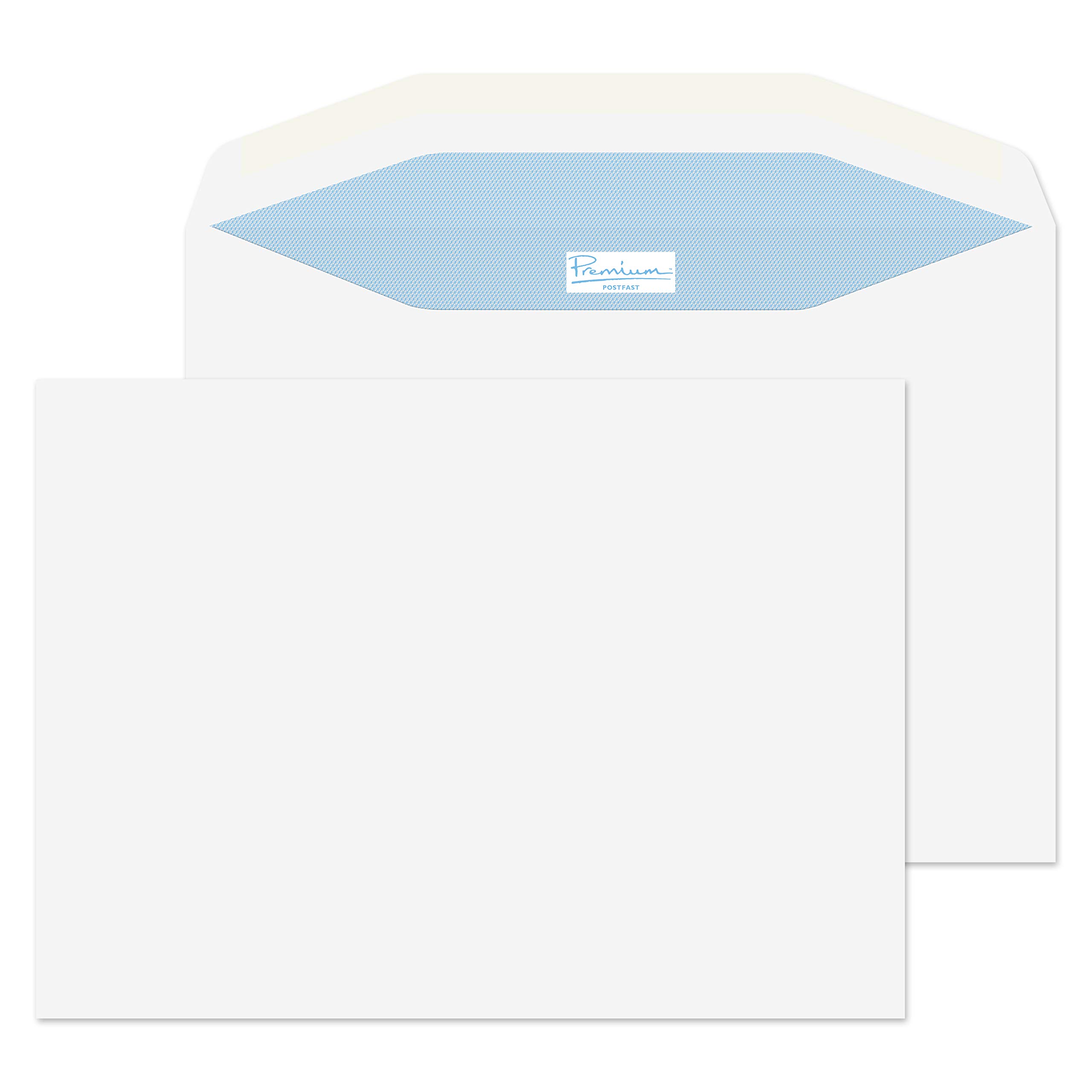Blake Postfast C5 162 x 229 mm 90 gsm Gummed Mailing Wallet Envelopes (PF707) White - Pack of 500