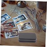 6-Pack Tinplate Card Decks Box Metal Playing Card Box with Lid for Playing Storage Game Holder Cards Storage for Travel Home Small Items 4.37 X 2.87 X 0.98 in