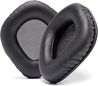 WC Upgraded Replacement Earpads for Corsair Void & Corsair Void Pro Wired & Wireless Gaming Headsets Made by Wicked Cushions | Improved Durability, Thickness, and Sound Isolation | (Black)
