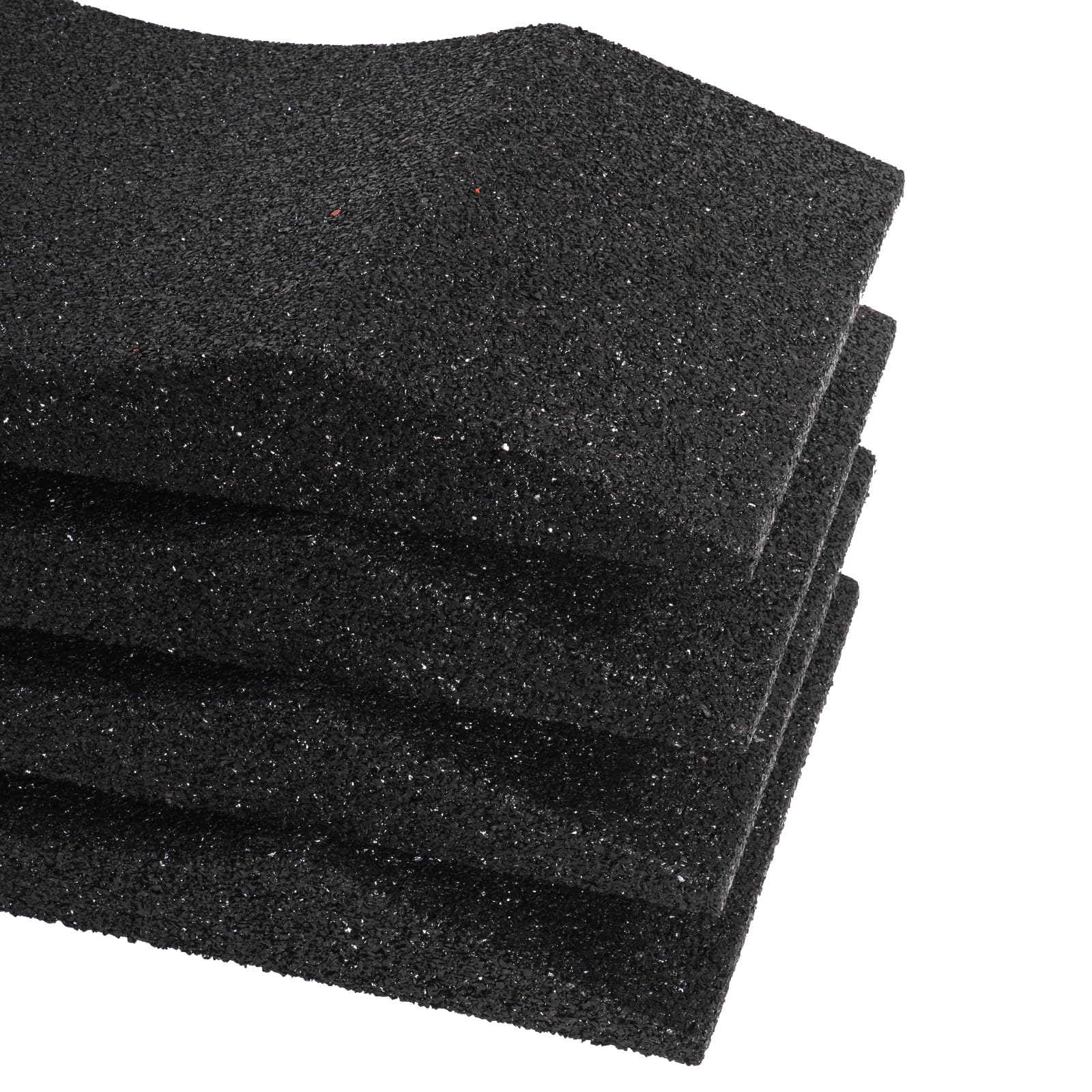 HASKYY Juego de 4 protectores de neumáticos 600x400x64mm hasta neumáticos de 385mm, protector de neumáticos, cama de neumáticos, nido de neumáticos de granulado de goma